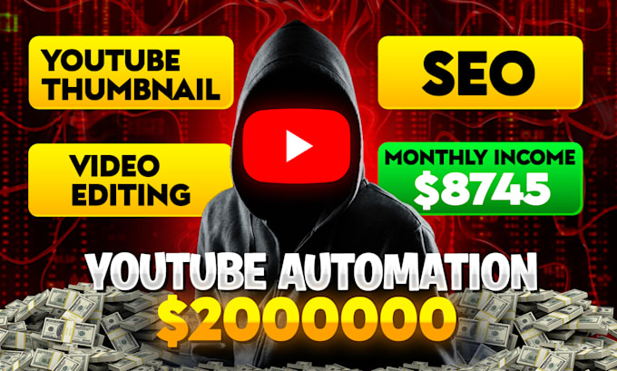 I will build and grow faceless youtube automation channels