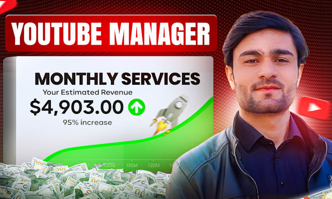 I will be your certified youtube channel manager and SEO expert