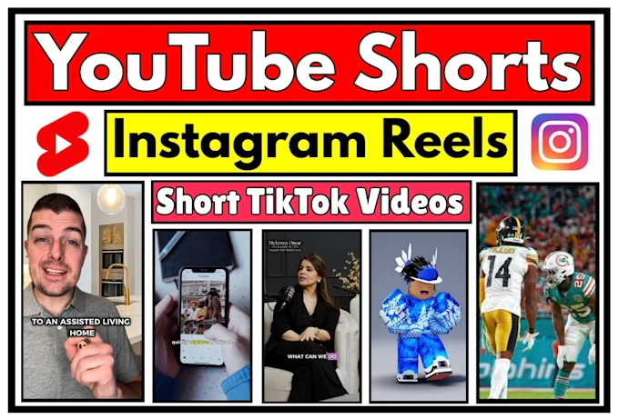 I will be youtube shorts editor, create instagram reels, do roblox tiktok video editing