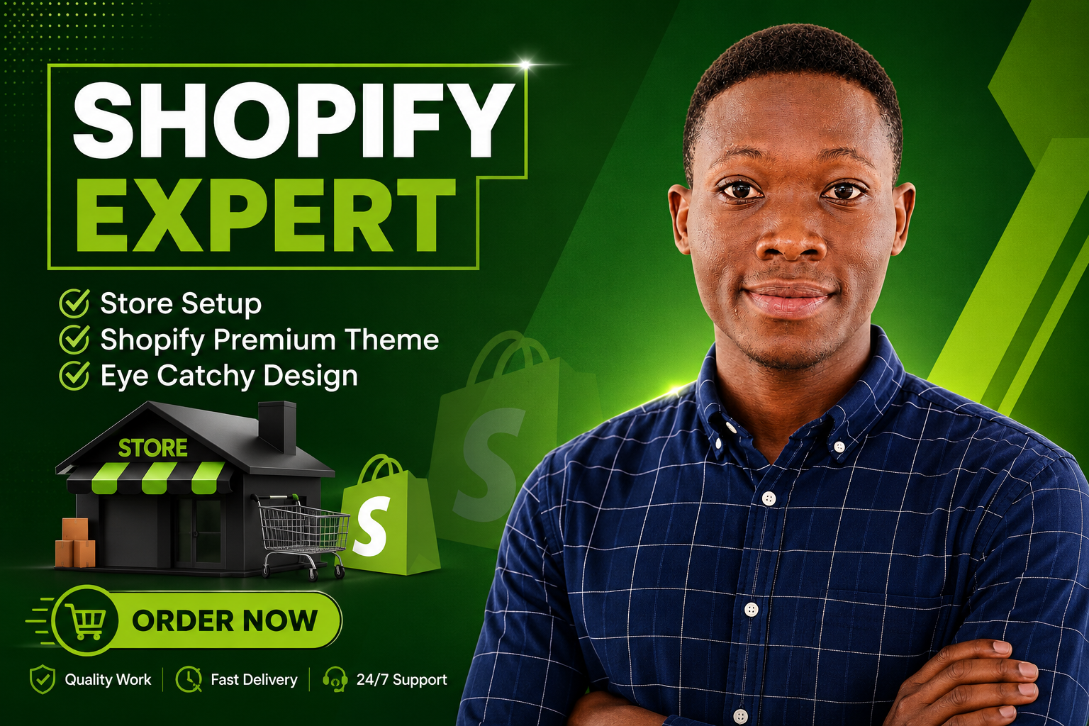 I will build a professional Shopify dropshipping store that converts visitors into buyers
