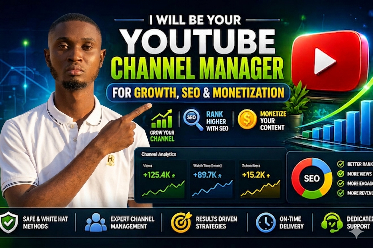 will do professional youtube automation video editing and channel SEO