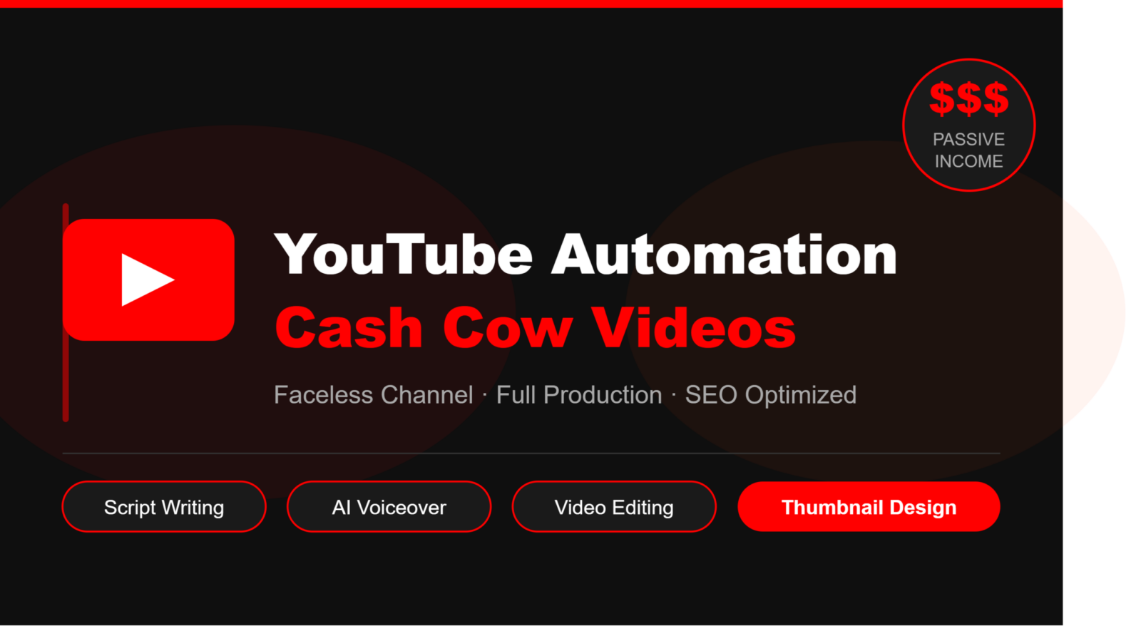 i will create youtube automation channel and cash cow videos