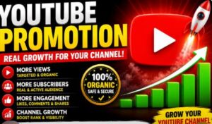 I will promote your YouTube channel and videos for real organic growth