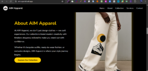 Fashion Designer Landing Page