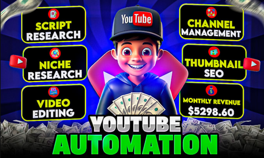 I will be your faceless video creator for cashcow videos and youtube automation