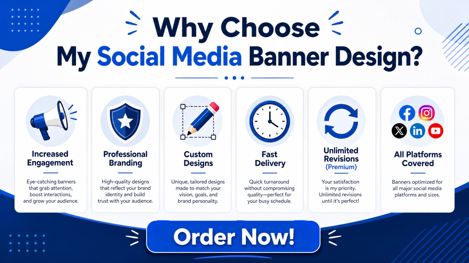 I Will Design Eye-Catching Social Media Banners & Graphics for All Platforms