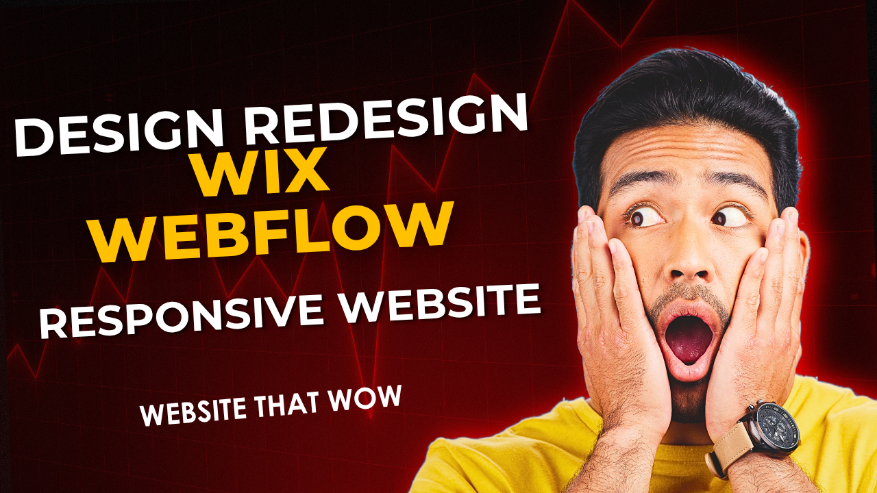 I will design a modern Webflow or Wix website for your business