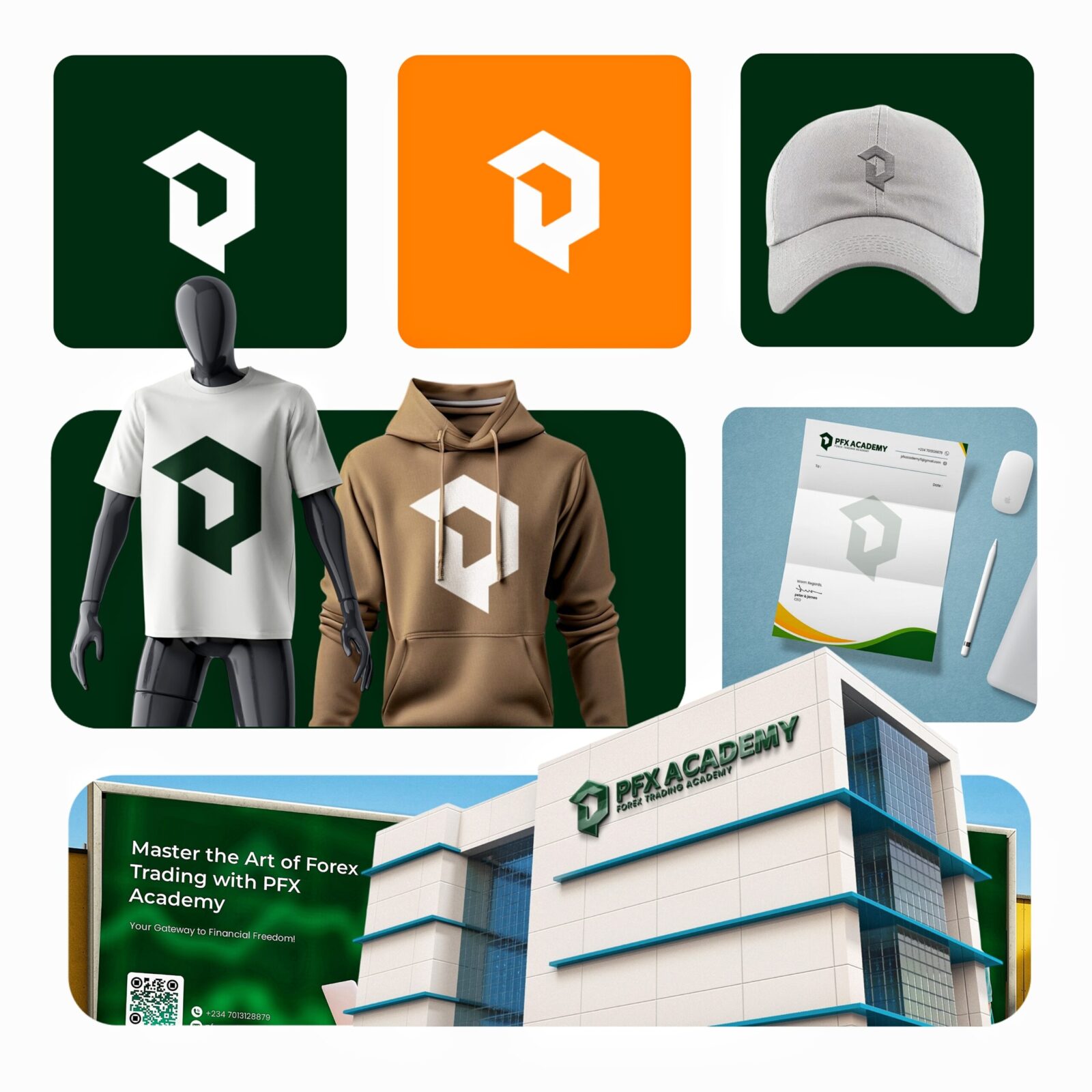 I will design a modern brand identity and premium logo guidelines